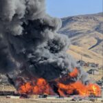 Point of the Mountain fire
